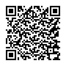 Codice QR per il numero di telefono +16178334892