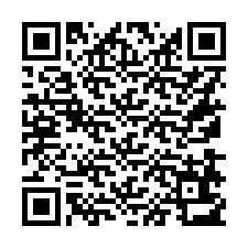 QR Code สำหรับหมายเลขโทรศัพท์ +16178613408