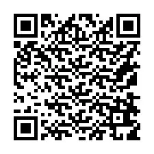 QR-код для номера телефона +16178619215