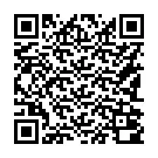 Código QR para número de teléfono +16182000031