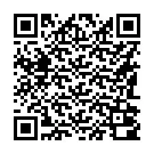 Código QR para número de teléfono +16182000056