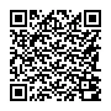 Código QR para número de teléfono +16182000066