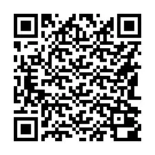 QR kód a telefonszámhoz +16182000256