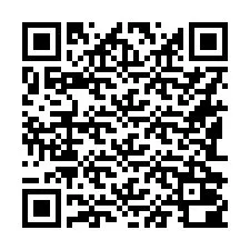 Código QR para número de teléfono +16182000266