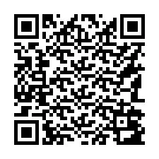 QR kód a telefonszámhoz +16182083800