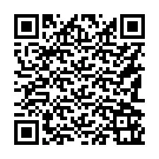 QR kód a telefonszámhoz +16182161310