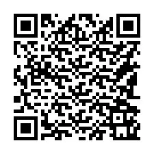 QR-koodi puhelinnumerolle +16182161371