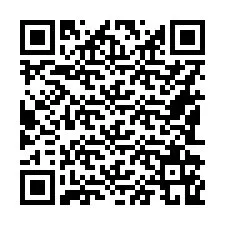 QR код за телефонен номер +16182169567