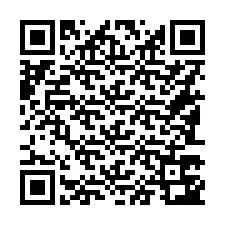 QR kód a telefonszámhoz +16183743869