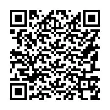 Código QR para número de teléfono +16187178005