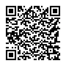 Código QR para número de teléfono +16187225410