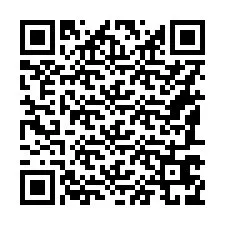 Código QR para número de telefone +16187679015