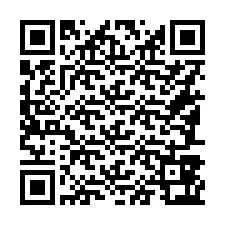 Kod QR dla numeru telefonu +16187863829