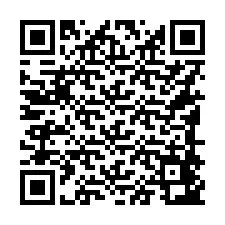 Código QR para número de telefone +16188443448