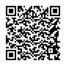 QR kód a telefonszámhoz +16189428921