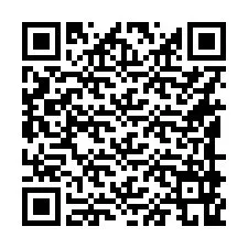 QR код за телефонен номер +16189969656