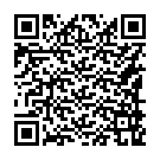 QR код за телефонен номер +16189969675