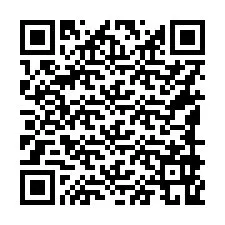 QR код за телефонен номер +16189969980