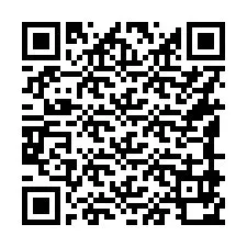 QR-koodi puhelinnumerolle +16189970004