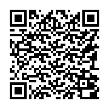 Código QR para número de teléfono +16192000008