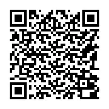 QR код за телефонен номер +16192000015