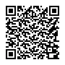 QR Code pour le numéro de téléphone +16192000019