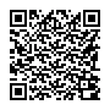 QR-koodi puhelinnumerolle +16192000036