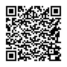 QR-Code für Telefonnummer +16192000037