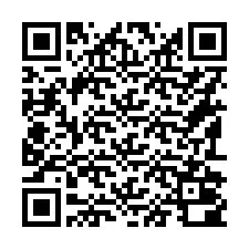 Codice QR per il numero di telefono +16192000151