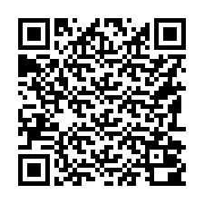 QR-Code für Telefonnummer +16192000154