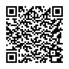 QR-Code für Telefonnummer +16192000160