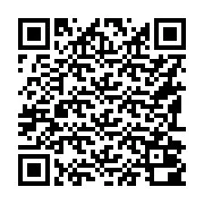 QR-код для номера телефона +16192000164