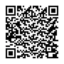 QR-код для номера телефона +16192000179