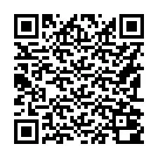 Código QR para número de telefone +16192000195