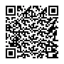 Codice QR per il numero di telefono +16192000213