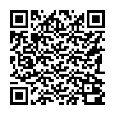 QR Code สำหรับหมายเลขโทรศัพท์ +16192000214