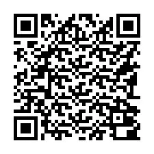 Código QR para número de teléfono +16192000228