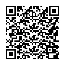 QR Code สำหรับหมายเลขโทรศัพท์ +16192000237