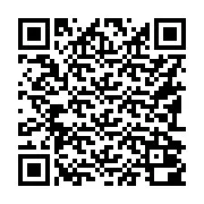 QR-code voor telefoonnummer +16192000238