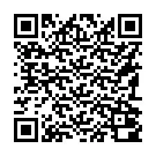 QR-Code für Telefonnummer +16192000240