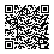 Código QR para número de telefone +16192000245