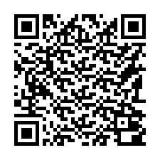 Kode QR untuk nomor Telepon +16192000251