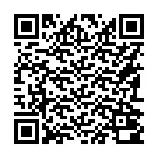 QR-код для номера телефона +16192000259