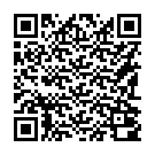 QR Code สำหรับหมายเลขโทรศัพท์ +16192000271