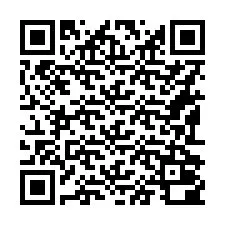 QR Code สำหรับหมายเลขโทรศัพท์ +16192000275