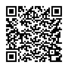 Kod QR dla numeru telefonu +16192000278