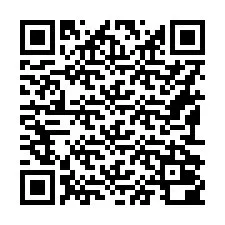 QR-код для номера телефона +16192000285