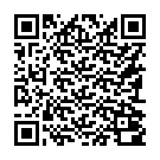 Código QR para número de telefone +16192000288