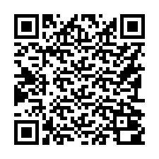 QR-Code für Telefonnummer +16192000289