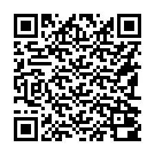 Código QR para número de telefone +16192000290